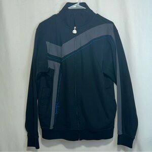Billabong Black and‎ Gray Sporty Windbreaker